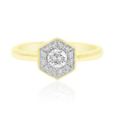 Gouden ring met een Diamant SI1 (G) (Annette)