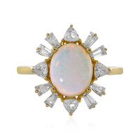 Gouden ring met een Australische opaal (Adela Gold)