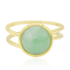 Gouden ring met een Groene Jadeiet