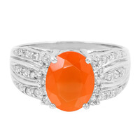 Zilveren ring met een carneool