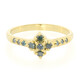 Zilveren ring met Fancy diamanten