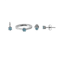 Zilveren ring met Ratanakiri zirkonen