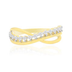 Gouden ring met Diamanten SI1 (G)