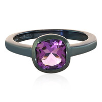 Zilveren ring met een amethist