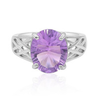 Zilveren ring met een amethist