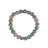 Armband met Mystieke Lavastenen