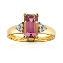 Gouden ring met een Roze diaspoor (AMAYANI)