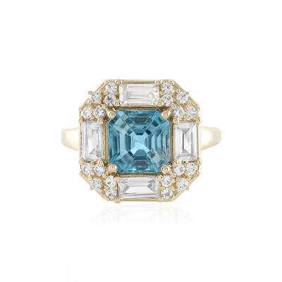 Gouden ring met een Ratanakiri zirkoon (Adela Gold)