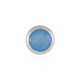 Zilveren hanger met een Blauwe chalcedoon (MONOSONO COLLECTION)