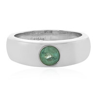 Zilveren ring met een Ethiopische smaragd