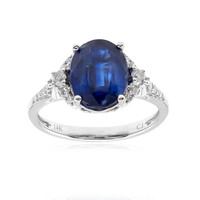 Gouden ring met een kyaniet (CIRARI)