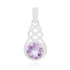 Zilveren hanger met een lavendel amethist