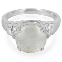 Zilveren ring met een Medusa kwarts