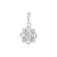 Zilveren hanger met I2 (I) Diamanten