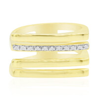 Zilveren ring met I1 (G) Diamanten