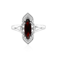 Gouden ring met een granaat (SUHANA)