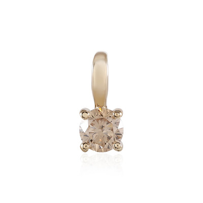 Gouden hanger met een I1 Bruine Diamant