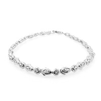 Zilveren armband met zirkonen