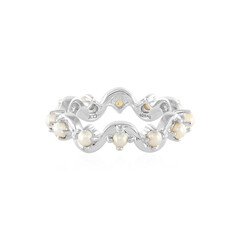 Zilveren ring met zoetwater kweekparels