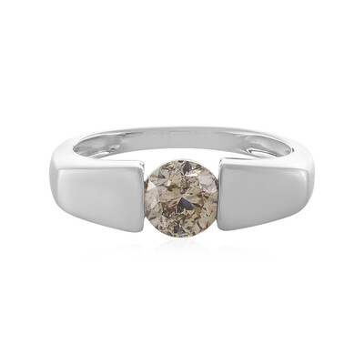 Gouden ring met een I2 Champagne Diamant