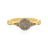 Zilveren ring met I2 (I) Diamanten