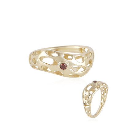 Gouden ring met een I1 Rode Diamant (Ornaments by de Melo)