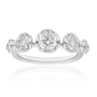 Gouden ring met een VS2 (H) Diamant (CIRARI)