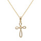 Gouden halsketting met een I1 (H) Diamant (CIRARI)