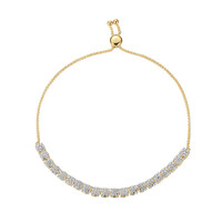 Messingen armband met een I3 (I) Diamant (Juwelo Style)