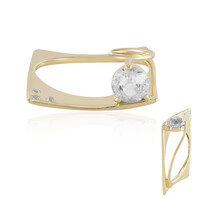 Gouden ring met een zirkoon (de Melo)