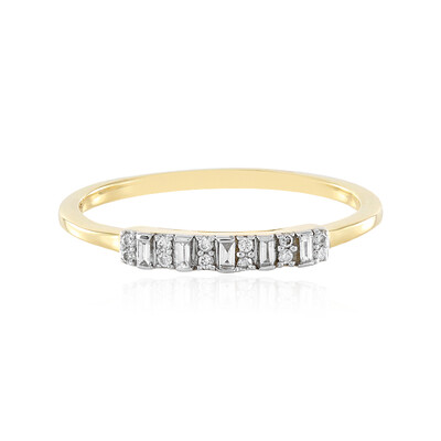 Gouden ring met SI1 (H) Diamanten