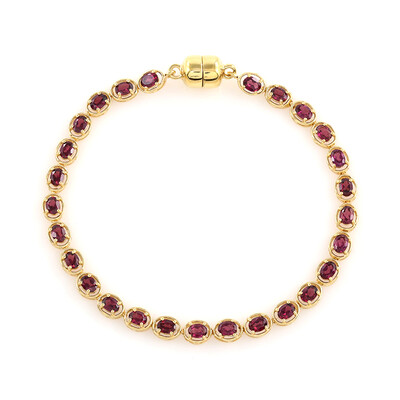 Zilveren armband met rhodolieten