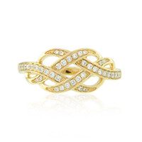 Gouden ring met Loepzuivere (F) Diamanten (LUCENT DIAMONDS)