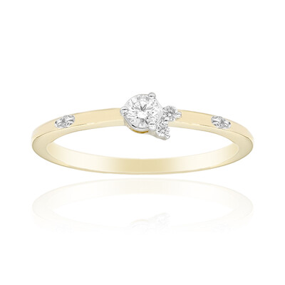 Gouden ring met een Diamant SI1 (G) (Annette)