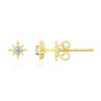 Gouden oorbellen met Diamanten SI2 (G)