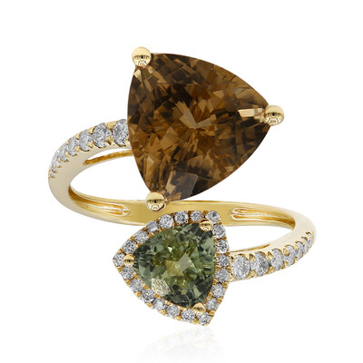 Gouden ring met Congo Neon Toermalijnen (CIRARI)