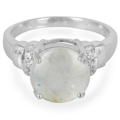 Zilveren ring met een Medusa kwarts