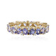 Gouden ring met tanzanieten (de Melo)