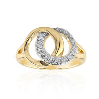 Gouden ring met IF Diamanten (D)