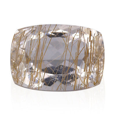 Edelsteen met een rutielkwarts 6,5 ct