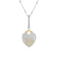 Zilveren halsketting met zirkonen (Dallas Prince Designs)