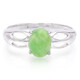 Zilveren herenring met een keizerlijk chrysopraas