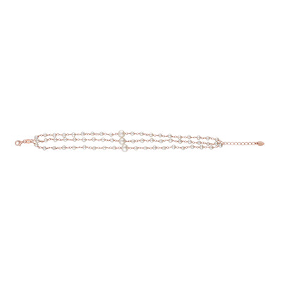 Zilveren armband met Witte zoetwater kweekparels
