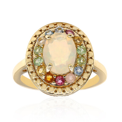 Zilveren ring met een Welo-opaal