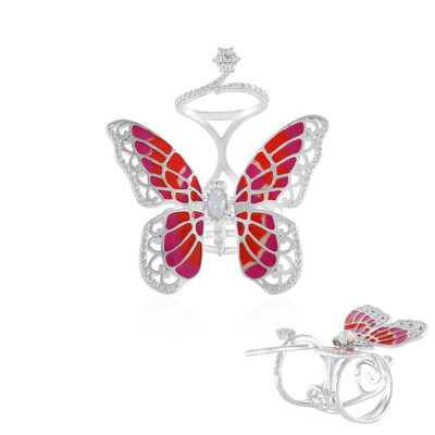 Zilveren ring met een Welo-opaal (Dallas Prince Designs)