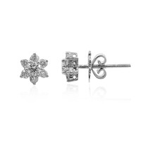 Gouden oorbellen met SI2 (H) Diamanten (Estée Collection)
