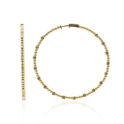 Gouden oorbellen met I1 (H) Diamanten (CIRARI)