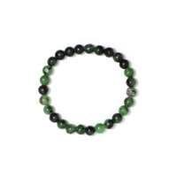 Armband met robijn zoisietstenen