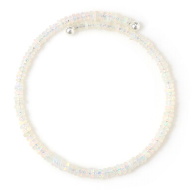 Stalen armband met Welo-opalen (Riya)