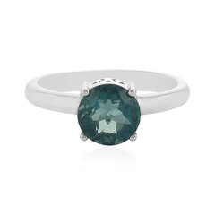 Zilveren ring met een Belgian Teal Fluoriet